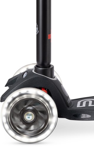 Mini Micro Scooter Deluxe ECO Schwarz LED-3