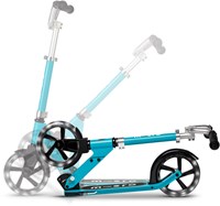 Micro Kinderroller Cruiser LED aqua - 2-Rad Klapp-Scooter mit LED Rädern-2