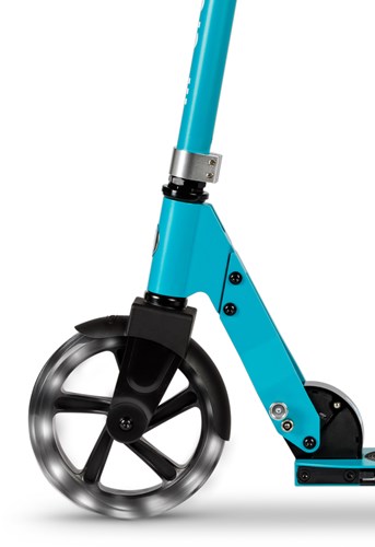 Micro Kinderroller Cruiser LED aqua - 2-Rad Klapp-Scooter mit LED Rädern-3