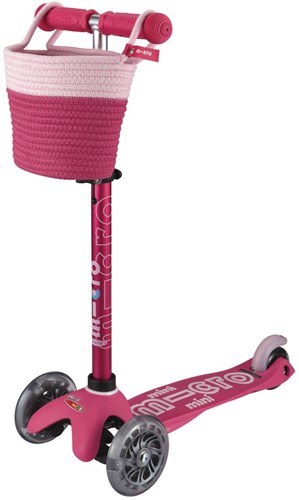 Micro Scoot Korb ECO Rosa-2