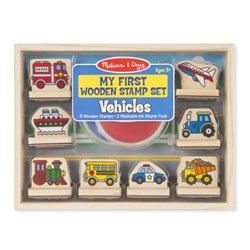Melissa & Doug Melissa & Doug Mein erstes Holz-Stempelset  - Fahrzeuge