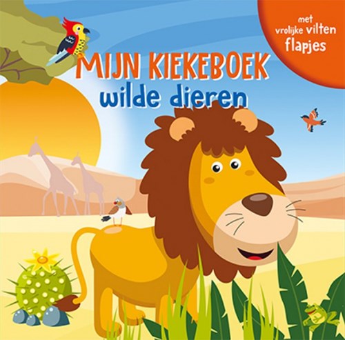 Lantaarn Kleinkindbuch wilde Tiere Pappbuch mit Klappen