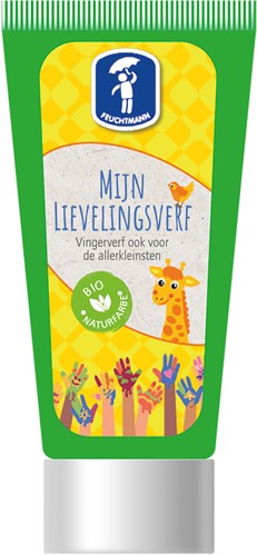 Feuchtmann Fingerfarbe grün - Meine Lieblingsfarbe 75g Kinderfarbe