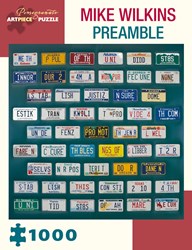 Pomegranate Puzzle Mike Wilkins - Preamble - 1000 Teile Jigsaw Puzzle