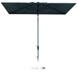Parasol Mikros Gartenschirm 200x300cm grau wasserabweisend Polyester