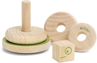 Micki Holz-Stapelturm - pädagogisches Spielzeug für Kinder-2