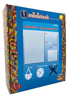 Ministeck kreative Zubehör XL Box - 38 Teile - fantasievolles Spielzeug