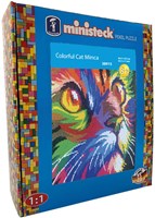 Ministeck Mosaik bunte Katze Minka - XXL Box 8600 Teile