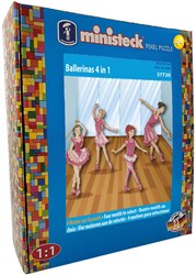 Ministeck Ballerina Mosaik XL Box - kreatives Spielzeug 800 Teile