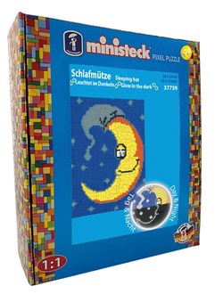 Ministeck Mosaik Glow in the Dark XL Box - 2100 Steine kreatives Spielzeug