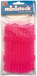 Ministeck Ministeck / Neon Pink Farbstreifen 9 Streifen – Polybeutel