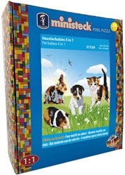 Ministeck Ministeck Pet Babies 4in1 - XL Box - 1800 Stück