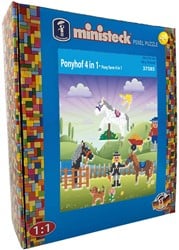 Ministeck Ministeck Pony Farm 4in1 - XL Box - 1000 Stück