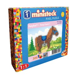 Ministeck Mosaik Ponyhof - Ponyfarm 1 - kleine Box - 300 Teile