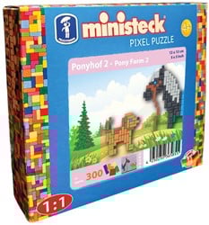 Ministeck Ministeck Pony Farm 2 – Kleine Box – 300 Stück