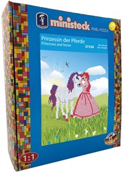 Ministeck Mosaikspielzeug Princesses and Horse - XL Box - 1200 Stück