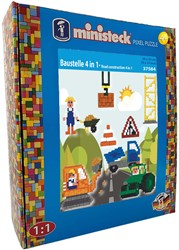 Ministeck Ministeck Straßenbau 4in1 – XL-Box – 1200 Stück