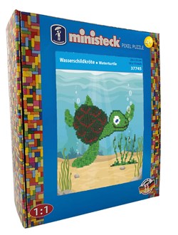 Ministeck Mosaik Schildkröte XL Box - Kreatives Spielzeug - 930 Teile
