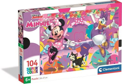 Clementoni Puzzle - Disney Minnie - 104 Teile - Kinderpuzzle Karton-2