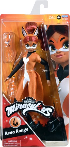 Bandai Miraculous Rena Rouge Puppe 26cm mit Zubehör Modepuppe