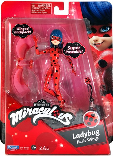 Bandai Miraculous Ladybug Spielfigur 12 cm mit Zubehör