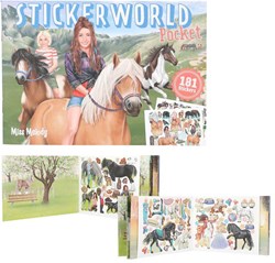 Depesche Stickerbuch Miss Melody pocket Stickerworld Pferde