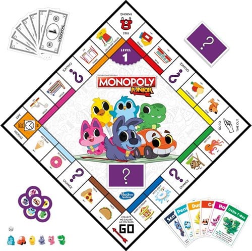 Hasbro Monopoly Junior Brettspiel für Kinder - Familienspiel-2