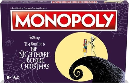 Merkloos MONOPOLY - NIGHTMARE BEFORE CHRISTMAS MONOPOLY - NIGHTMARE BEFORE CHRISTMAS