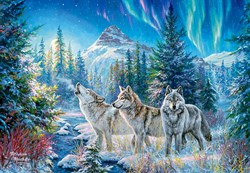 Castorland Puzzle Moonrise Call - 1500 Teile - Wolf Motiv