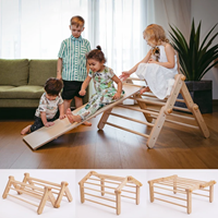 Modifizierbares Klettergerüst MOPITRI, inspiriert von Emmi Pikler, Kletterdreieck-2