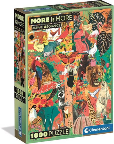 Clementoni Puzzle - Tiere Botanisch - 1000 Teile für Erwachsene-2