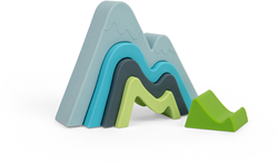 BigJigs Montessori Mountain Stacker - Lernspielzeug Silikon