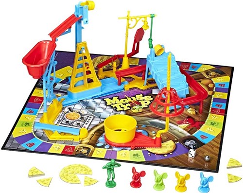 Hasbro Brettspiel Mouse Trap - klassisches Familienspiel - Geschicklichkeit-2