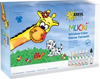 Mucki Mucki Fensterfarben-Set 7x29 ml Wildtiere