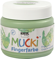 Creativ Company Fingerfarbe grün 150ml Kinderfarbe – auf Wasserbasis