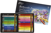 Mungyo Aquarellkreide Set 24 Farben - Gallery Aqua Crayons für Kinder