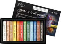 Mungyo Gallery Ölpastell Premium Set 12 Farben für Künstler