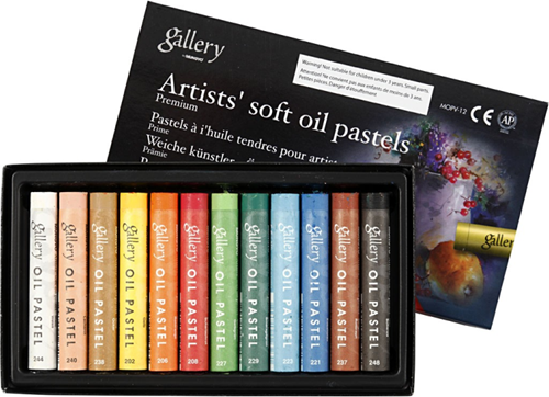 Mungyo Gallery Ölpastell Premium Set 12 Farben für Künstler
