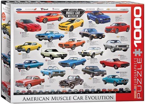 Eurographics puzzle Muscle Car Evolution - 1000 Teile-2