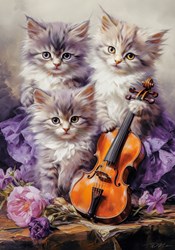 Castorland Puzzle Katzen Puzzlespiel 500 Teile buntes Spielzeug