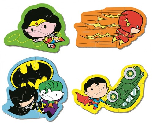 Clementoni My First Puzzle - Justice League (4 Puzzles) - 3 Teile