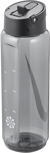Nike TR Renew Recharge Straw Water Bottle - Anthracite/Black/White - 24 OZ / 710 ML