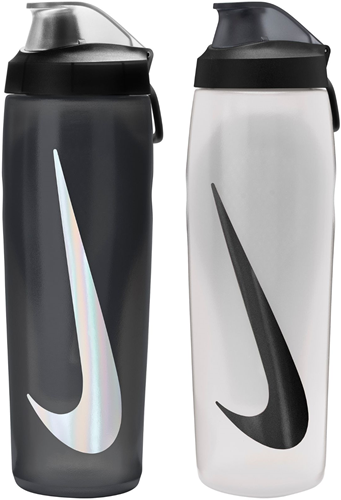 Nike Refuel Bottle Locking Lid 32 Oz - Anthracite/Black/Silver Iridescent - 32 OZ / 946 ML