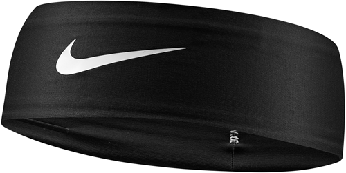 Nike Dri-Fit Fury Classic Headband - Black/White/Black - One Size