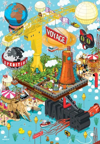 Grafika Nantes - Grue Titan - 1000 Teile
