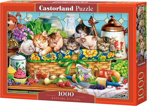 Castorland Puzzle Katzen - 1000 Teile - buntes Spielzeug-2