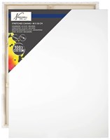Nassau Leinwand 40x50 cm - weiß Baumwolle Maluntergrund Künstlerbedarf