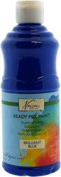 Nassau Nassau Ready Mix Gouache Plakkaatverf 500 ml Briljant Blauw