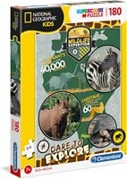 Clementoni National Geo Kids - Wildlife Expedition - 180 Teile-2
