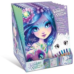 Nebulous Stars Malen nach Zahlen Ausmalbuch mit Stiften - Kreatives Spielzeug